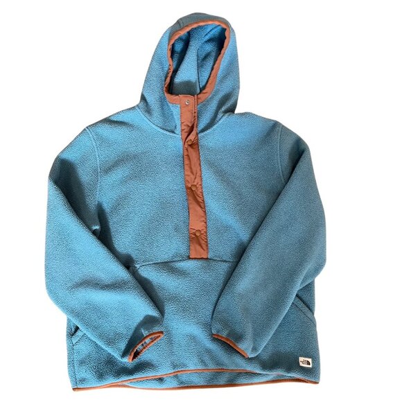 Men's North Face Fleece Pullover with Hood (XL) - Picture 1 of 3